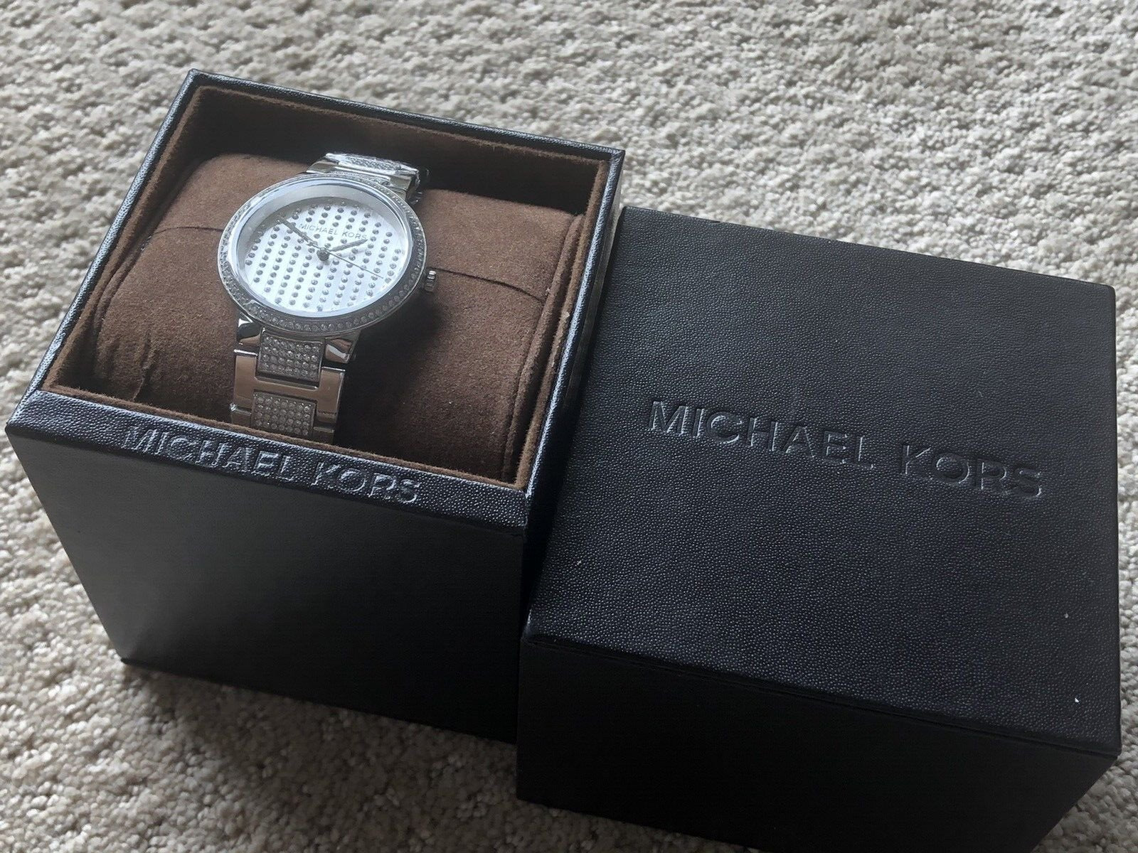 Michael Kors Gabbi Quartz Silver Dial Silver Steel Strap Watch For Women - MK3984