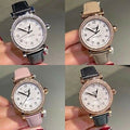 Coach Madison Diamonds White Dial Beige Leather Strap Watch for Women - 14503394