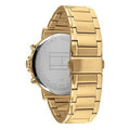 Tommy Hilfiger Iconic Quartz White Dial Gold Steel Strap Watch for Men - 1791538