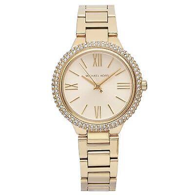 Michael Kors Taryn Quartz Gold Dial Gold Steel Strap Watch For Women - MK4459