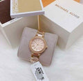 Michael Kors Taryn Rose Gold Dial Two Tone Steel Strap Watch For Women - MK6564