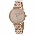 Michael Kors Pyper Three-Hand Rose Gold Dial Rose Gold Steel Strap Watch For Women - MK3897