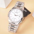 Citizen Tsuyosa Automatic White Dial Silver Steel Strap Watch For Men - NJ0150-81A