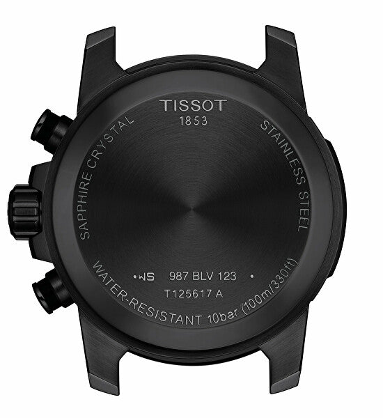 Tissot Supersport Chrono Grey Dial Black Nylon Strap Watch For Men - T125.617.36.081.00