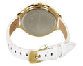 Michael Kors Slim Runway White Dial White Leather Strap Watch For Women - MK2273