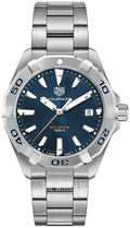 Tag Heuer Aquaracer Automatic Blue Dial Silver Steel Strap Watch for Men - WBD2112.BA0928