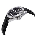 Tag Heuer Aquaracer Quartz Black Dial Black Rubber Strap Watch for Men -  WBD1110.FT8021