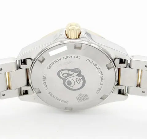 Tag Heuer Aquaracer Diamonds Mother of Pearl Dial Two Tone Steel Strap Watch for Women - WBD1421.BB0321