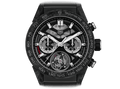 Tag Heuer Carrera Chronograph Tourbillion Titanium Carbon Black Dial Black Rubber Strap Watch for Men - CAR5A8W.FT6071