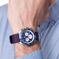 Tag Heuer Formula 1 Redbull Edition Chronograph Blue Dial Blue NATO Strap Watch for Men - CAZ1018.FC8213