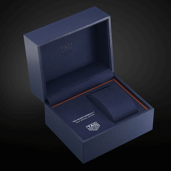 Tag Heuer Formula 1 Gulf Chronograph Blue Dial Silver Steel Strap Watch for Men - CAZ101AT.BA0842