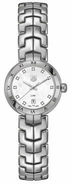 Tag Heuer Link Diamonds Mother of Pearl Dial Silver Steel Strap Watch for Women -  WAT1417.BA0954