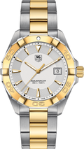 Tag Heuer Aquaracer Silver Dial Two Tone Steel Strap Watch for Women - WBD1120.BB0930