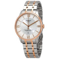 Tissot Chemin Des Tourelles Automatic Silver Dial Two Tone Steel Strap Watch for Men - T099.407.22.038.02