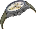 Tissot T Sport Chrono XL Beige Dial Green Nylon Strap Watch for Men - T116.617.37.267.00