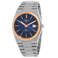 Tissot PRX Powermatic 80 Automatic 18K Gold Blue Dial Silver Steel Strap Watch for Men - T137.407.41.041.00