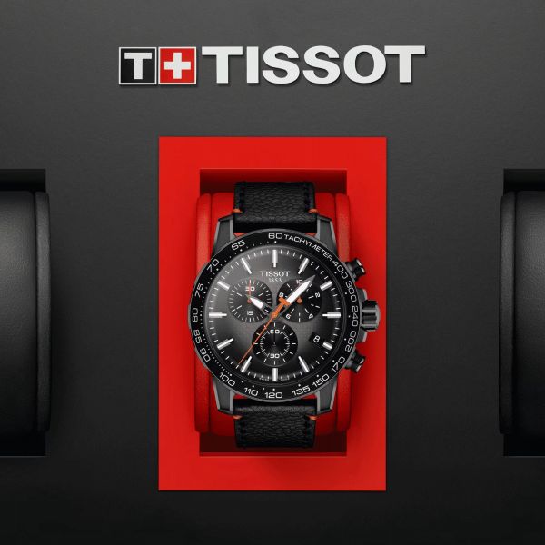 Tissot Supersport Chrono Grey Dial Black Nylon Strap Watch For Men - T125.617.36.081.00