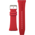 Tommy Hilfiger Denim Quartz Red Dial Red Rubber Strap Watch for Men - 1791480