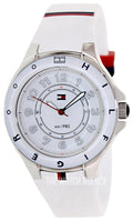 Tommy Hilfiger White Dial White Rubber Strap Watch for Women - 1781271