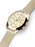 Tommy Hilfiger Mia Gold Dial Gold Mesh Bracelet Watch for Women - 1781488