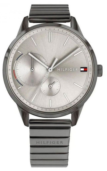 Tommy Hilfiger Quartz Silver Dial Grey Steel Strap Watch for Women - 1782062