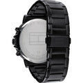 Tommy Hilfiger Daniel Black Dial Black Steel Strap Watch for Men - 1710383