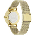 Tommy Hilfiger Jenna Quartz White Dial Gold Mesh Bracelet Watch For Women - 1781943