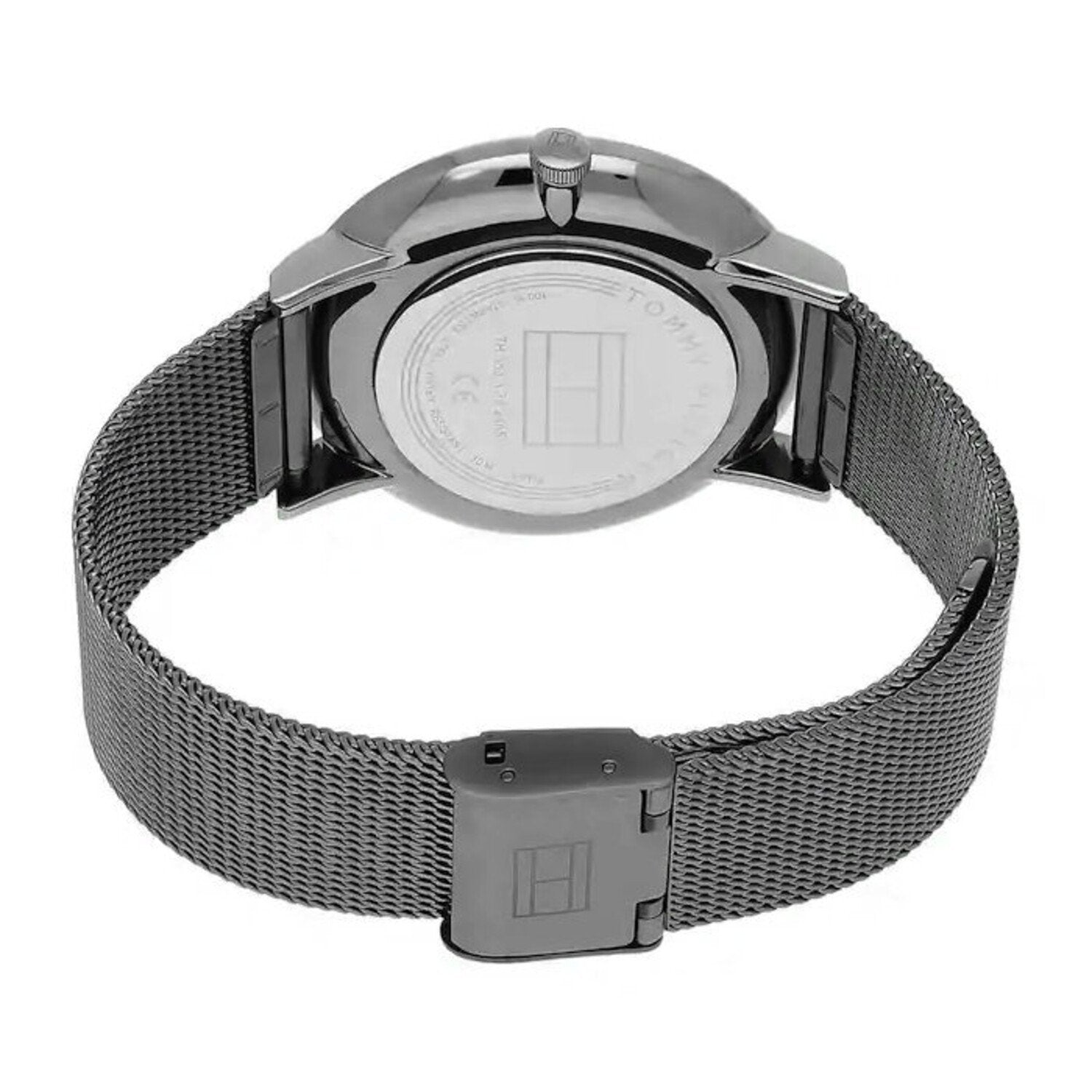 Tommy Hilfiger Jenna Multifunction Grey Dial Grey Mesh Bracelet Watch For Women - 1781945