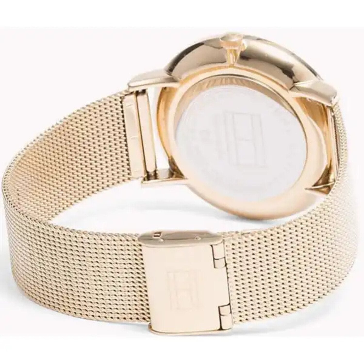 Tommy Hilfiger Jenna Quartz Rose Gold Dial Rose Gold Mesh Bracelet Watch For Women - 1781944