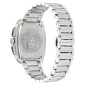 Versace Dominus Chronograph Blue Dial Silver Steel Strap Watch For Men - VE6H00423