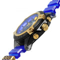 Versace Icon Active Chronograph Black Dial Blue Rubber Strap Watch For Men  VEZ700521