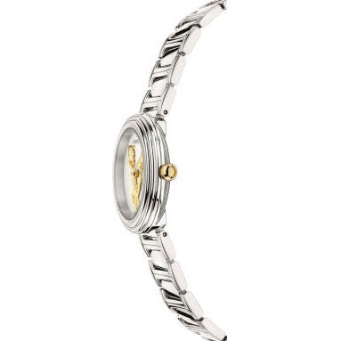 Versace Virtus Quartz White Dial Silver Steel Strap Watch For Women - VET300621