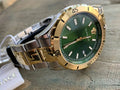 Versace Hellenyium Quartz Green Dial Two Tone Steel Strap Watch For Men - VE3A00720