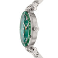 Versace Greca Sport Quartz Green Dial Silver Steel Strap Watch For Men - VEZ300421