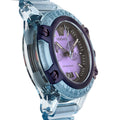 Versace Icon Active Chronograph Purple Dial Blue Silicone Strap Watch For Men - VEZ701523