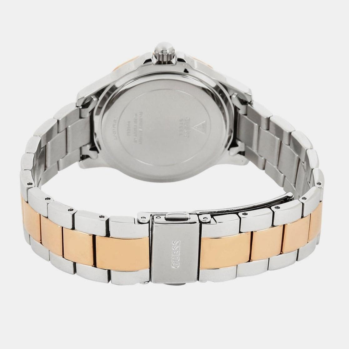 Guess Mist Quartz Silver Dial Two Tone Steel Strap Watch For Women - W0443L4