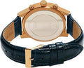 Guess Analog Blue Dial Blue Leather Strap Watch For Men - W0496G4