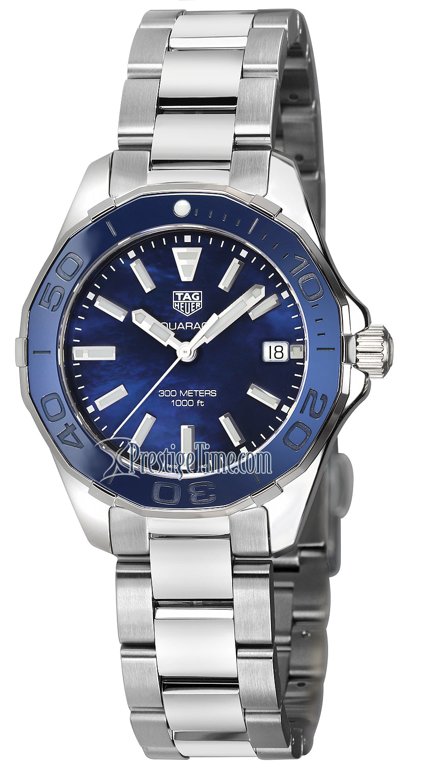 Tag Heuer Aquaracer Blue Ceramic Dial Watch for Women - WAY131S.BA0748