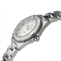 Tag Heuer Aquaracer Diamonds Mother of Pearl Dial Silver Steel Strap Watch for Women - WBD131B.BA0748