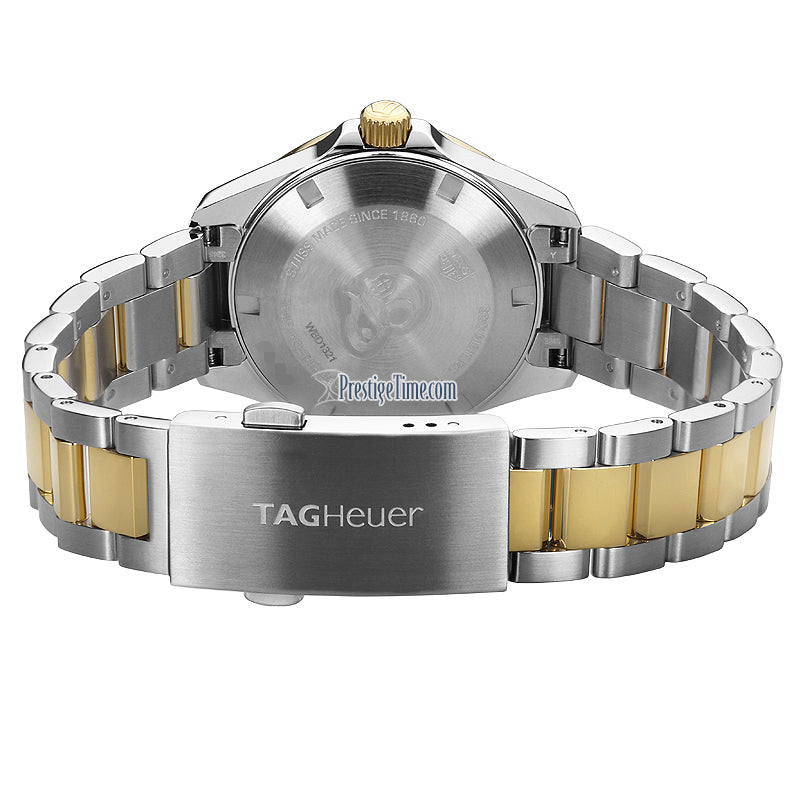 Tag Heuer Aquaracer Diamonds Mother of Pearl Dial Two Tone Steel Strap Watch for Women - WBD1321.BB0320