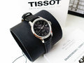 Tissot Le Locle Automatic Black Dial Black Leather Strap Watch for Women - T41.1.123.57