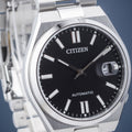 Citizen Tsuyosa Automatic Black Dial Silver Steel Strap Watch For Men - NJ0150-81E