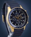 Maserati SFIDA Chronograph Blue Dial Blue Rubber Strap Watch For Men - R8871640004