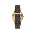 Michael Kors Pyper Quartz Silver Dial Brown Leather Strap Watch For Women - MK2857