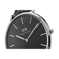 Daniel Wellington Classic Reading Black Dial Black Leather Strap Watch For Women - DW00100147