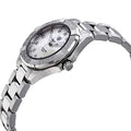 Tag Heuer Aquaracer Diamonds Mother of Pearl Dial Silver Steel Strap Watch for Women - WBD131B.BA0748