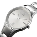 Calvin Klein Simplicity Silver Dial Silver Steel Strap Watch for Women - K4323120