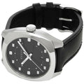 Gucci GG2570 Quartz Black Dial Black Leather Strap Watch For Men - YA142307