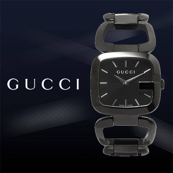 Gucci G Gucci 125 G Series Bracelet Black Dial Watch For Women - YA125403