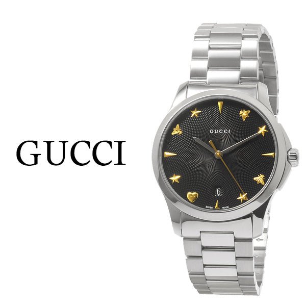 Gucci G Timeless Automatic Silver Stainless Steel Watch For Women - YA1264029